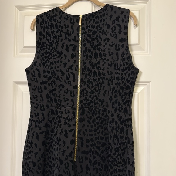 Calvin Klein Black on Black Patterned Dress - Picture 3 of 4